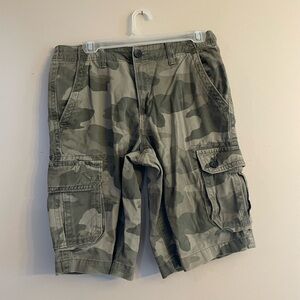 Boys camo cargo shorts